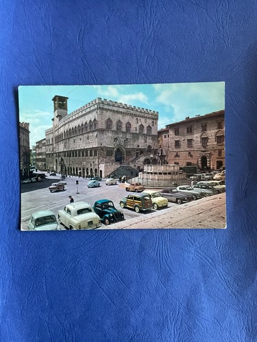 Cartolina perugia palazzo - cartolina, -palazzo