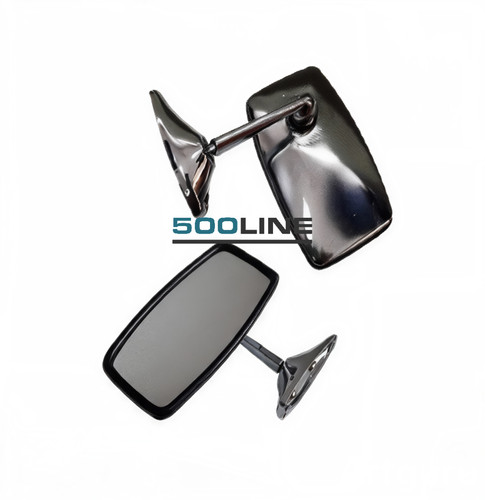 Coppia specchietti cromati - coppia,