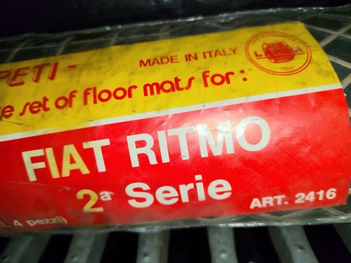 Tappeti gomma auto epoca - tappeti,