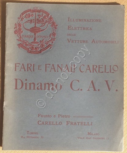 Catalogo epoca fari - catalogo, d'epoca